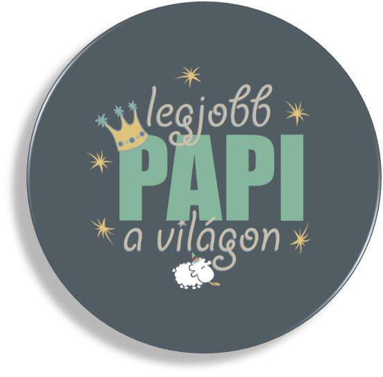 Kerek mágnes legjobb papi számára