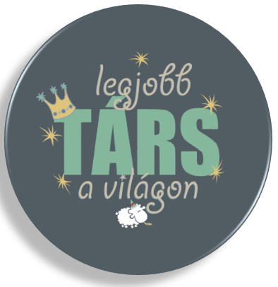 Kerek sörnyitós mágnes legjobb társ számára
